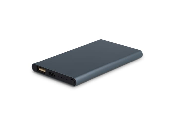 Powerbank 4000 mAh promotionnelle Enera Bronze nickelé foncé
